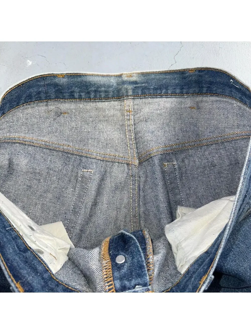 Levis 501 Vintage 80s USA XX Straight Leg Jeans Blue Light Wash 40x33 Act 38x29